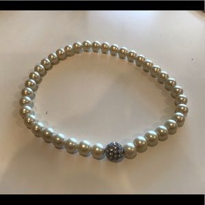 Stella & Dot Girl’s Pearl & Rhinestone Choker